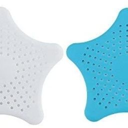 Hair Catcher Durable Silicone Hair Stopper Shower Drain Covers Easy to Install and Clean for Bathroom Bathtub and Kitchen Sink (Pack of 2) Hair Wash Basin-7