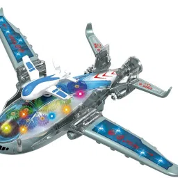 Gear Plane Bump and Go Plane 3D Lightning, Moving Gears and Music-image-33