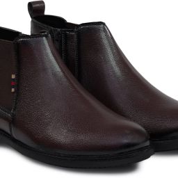 Geniune Synthetic leather,Trendy,Outdoor Partwear Chelsea Boots for Everyday Boots For Men-image-11