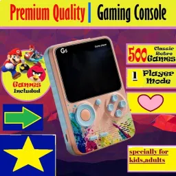 TECHNUV G5 500 In1 Colorful Handheld Mini Game Box Also Connect With TV Option For kids with Super Mario Like (Bros/Brose3/6/9/10/14)Super Contra Like(2/6/7) Total 500 Games-picture-20
