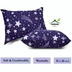 LUXURY Polyester Fibre Abstract Sleeping Pillow Pack of 2-18