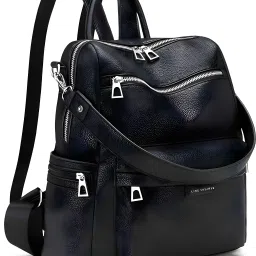 Women's Heavy Metal Backpack Shoulder Bag Backpack-image-54