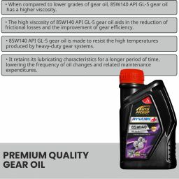 auto pickup New_Premium_Quality 500ml 85W140 API GL-5 Dynamic Plus Gear Oil image 4