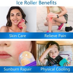 Modinity Face ice roller Ice Roller for Face & Eye Reusable Face Roller Massager ice roller Massager image 5