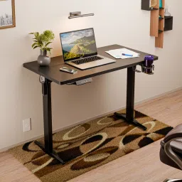 Surface Lite Multi-Purpose Electric Height Adjustable Study Table | Engineered Wood Office Table-picture-21
