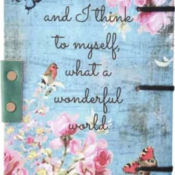 craft club Wonderfull Print Special Binding A5 Diary Un-Ruled 200 Pages image 2