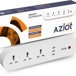 AZIOT 3 Socket + USB Smart Extension - Wifi/Bluetooth Communication- Power Monitoring Smart Power Strip-34