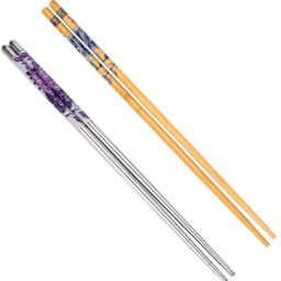 Eating, Cooking, Decorative, Training, Chewing Stainless Steel, Bamboo Korean, Japanese, Chinese, Vietnamese Chopstick-image-73