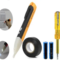 Voltage Detector Tester Pen AC 90~1000V With 2 AAA Battery, Digital Voltage Tester-25