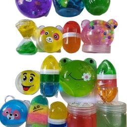 Soft Slime Toy for Kids (Random Design -Pack of 6* Multicolor Putty Toy-26