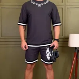 Tshirt Regular Shorts Co-ords Set-image-123