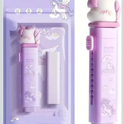Unicorn Cute Retractable Push-Pull Mechanism Eraser School Stationary Rubber Set Non-Toxic Eraser-8