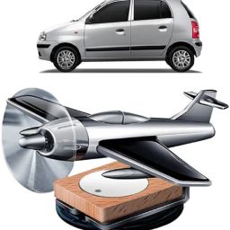 Car Solar Air Freshner Automatic 360° Rotating Diffuser-14