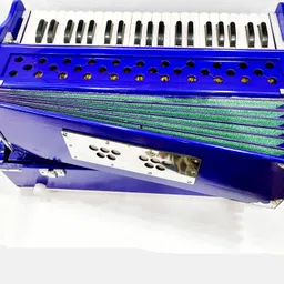 maga mart Professional 42Keys 7 Bellow FOLDING HARMONIUM With Carry Bag 3.5 Octave Foot Pumped Harmonium-picture-22