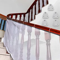 Pack of 1 - Strong Fine Mesh Fall Prevention Safety Net-11