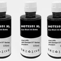 GHT DeskJet GT Series / Smart Tank / Ink Tank Wireless Black + Tri Color Combo Pack Ink Bottle-6