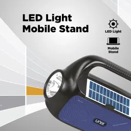 Unix MOJO Special Made for villager With TORCH Solar Charge Mobile Stand with Handle 10 W Bluetooth Speaker image 3