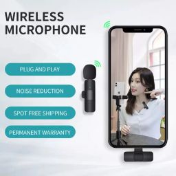 n&b nyubi Wireless Microphone for All Type-C, Micro USB, Lightning Mobile Phones Camera Microphone image 4