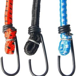 evone Stretchable Elastic Rope Cord (Size: 4ft set of 6) multicolour Multicolor image 2