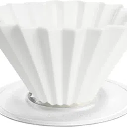 White Dripper with Plastic Holder 3 Cups Coffee Maker-image-22