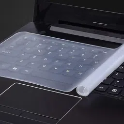 Viprax Silicone Keyboard Protector Dust Cover Compatible Skin 15.6 inch (Pack of 1) Laptop Keyboard Skin-25
