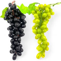 Artificial Grapes Green and Black Artificial Fruit-image-72