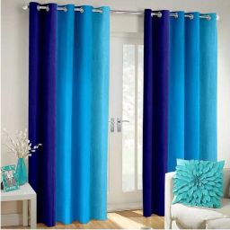 152.4 cm (5 ft) Polyester Semi Transparent Window Curtain (Pack Of 2)-9