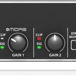 U-PHORIA UMC22 Audiophile 2x2 USB Audio Interface with MIDAS Mic Preamplifier Audio Interface-image-7
