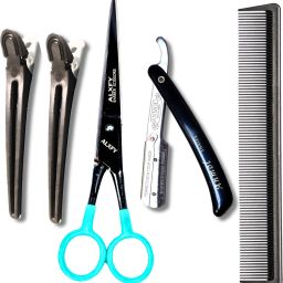 Salon Scissors Professional Barber Hair Cutting Scissor The Saloon Combo Kit Scissors-image-82