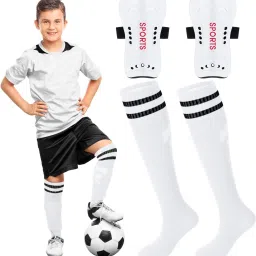 Ultimate Active Play Shin Guards With Superior Compression Socks For Youth Football Shin Guard-image-6