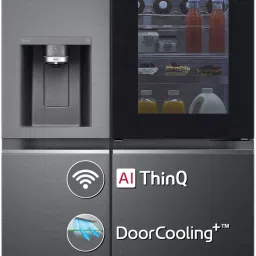 635 L Frost Free Side by Side Refrigeratorwith Insta View Door-In-Door, AI ThinQ (Wi-Fi), Door Cooling+ & Hygiene Fresh+-image-47