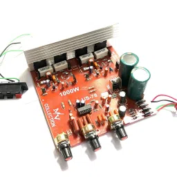 1000 WATT PMPO STEREO AMPLIFIER BOARD WITH INBUILT BASS TREBLE BOARD Electronic Components Electronic Hobby Kit-image-7