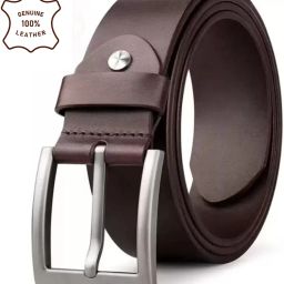Men Casual, Evening, Formal, Party Brown Genuine Leather Belt-image-38