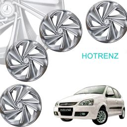 CAR WHEEL CAP/ WHEEL COVER TWIST "SILVER" 13 INCH Wheel Cover For Tata Indica, Esteem, Eeco, S-Presso Lxi, i10, Alto K10, A-Star, Accent, Spark, Zen Estilo-image-83
