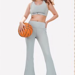 Women Solid Grey Track Pants-image-0