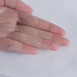 buyagain HDPE - High Density Poly Ethylene Infants Washable 2x5 ft white Window Insect Net with Strong Self Adhesive Hook & Loop Tape Mosquito Net image 4