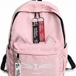 Small 20 L Laptop Backpack Pink-cat-backpack-image-29