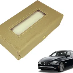 Basic-Beige Tissue Box Leatherette-236 Vehicle Tissue Dispenser-image-85