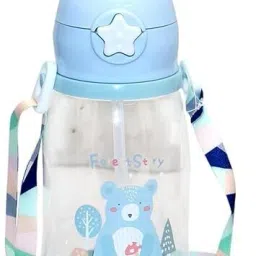 Deer Horn Animal Design Sipper Water Bottle for school Kids with premium jacket-image-7