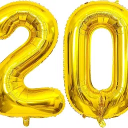 Printed 2Pcs 20 number Gold Foil Balloon 16 Inch For Birthday Decoration Items Balloon-image-66