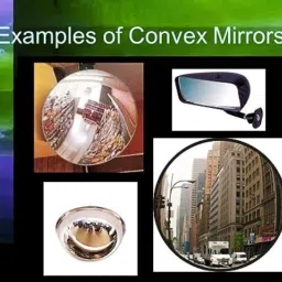 erhindia 2 Pcs Convex Mirror Diameter-75 mm Focal Length-25 cm for Microscopes image 3