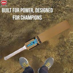 bsm MAXIMPACT WOODY PVC/Plastic Cricket Bat For 15+ Yrs-picture-3
