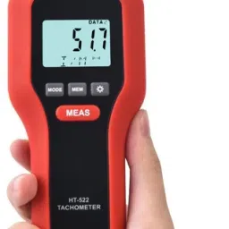HT-522 Digital Non Contact & Contact Laser Rotating Speed 2 in 1 Tachometer Non Contact Tachometer-44