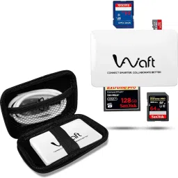 AIWaft 4-in-1 USB 3.0 Multi-Card Reader - Micro SD, SD, CF, MS Support High-Speed 5Gbps Card Reader-4