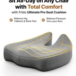 frido Ultimate Pro Seat Cushion & Posture Corrector Backrest Combo Back / Lumbar Support image 4
