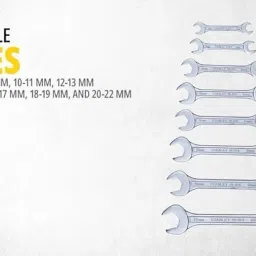 stanley 70-379 Double Sided Open End Wrench image 3