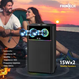 Frontech CRUX 1.0 Tower Speaker System |Bluetooth 5.0, USB|FM, LED Display 80 W Bluetooth Tower Speaker image 3