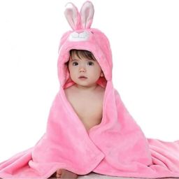 Embroidered Single Hooded Baby Blanket for Mild Winter-image-8