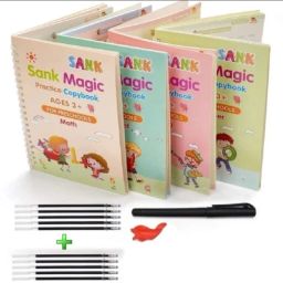 Kids Sank magic practice handwriting number tracking books-image-96