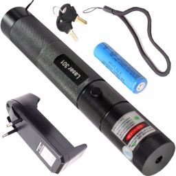 500mW Rechargeable High Beam Power Green Laser Pointer Party Pen Disco Light 5 Mile + Battery Body Material: Aluminum alloy (650 nm, Green) Night Lamp-image-18